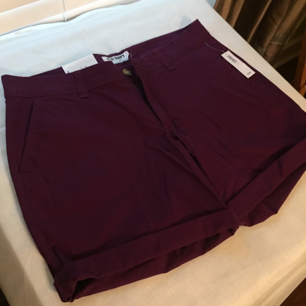 Purple Old Navy Chino shorts